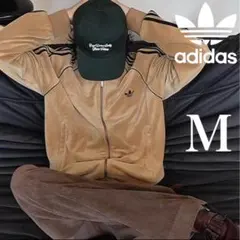 希少XS⭐️adidasアディカラー ブラウン ベロア トラックトップ 風早