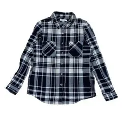 ジャーナルスタンダード 長袖シャツ S 黒　白　ベージュ チェック 定番 上品
