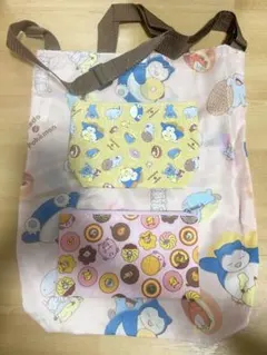 ミスタードーナツ ミスド ポケモン コラボ エコバッグ ポーチ カビゴン