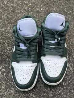 Nike Air Jordan スニーカー ホワイト/グリーン