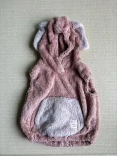 ウサギ耳付き　ベビーベスト