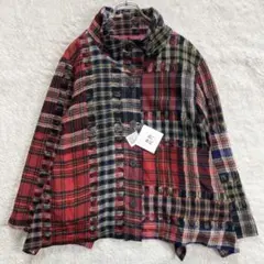 極美品・2024年モデル・完売品✨慈雨　ダブルカットタータン ジャケットのサムネイル