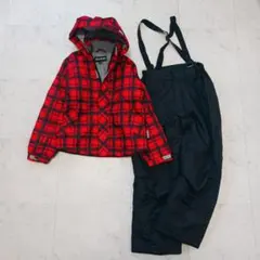 VAXPOT スキーウェア 140 上下 フード付 男の子 女の子 キッズ