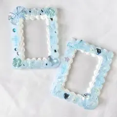 トレカケース　ホイップデコ　水色　まとめ売り　リボン　平成女児　現品　B8