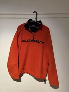 OLD NAVY フリースジャケット Lサイズ オレンジ　古着ヴィンテージ