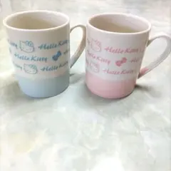 【新品未使用】ハローキティ Hello kitty ペアマグカップ 非売品