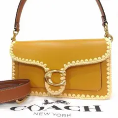【現行・未使用級】コーチ タビー 26 ショルダー バッグ 2way レザー 黄