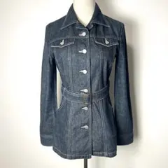 美品 MK エムケーミッシェル デニムジャケット 38/M ベルト付き Gジャン