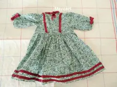 ヴィンテージ　ドールドレス　アンティーク　蚤の市　人形服