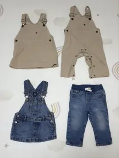 まとめ売り　双子用　デニムスカート・オーバーオール　GAP POLO