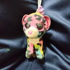 ty ぬいぐるみ キーホルダー レオパード柄