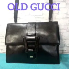 ♥希少♥美品♥グッチ GUCCI ショルダーバッグ レザー 本革 黒 フォーマルのサムネイル