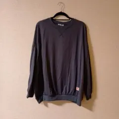 JAVAダスティブルー　 コットン混紡 トレーナー