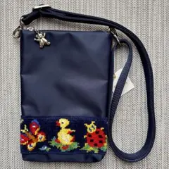 【FEILER】学校フェイラー♡ハイジ スマホショルダー ネイビー③