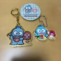 ハンギョドン アクリルキーホルダー 缶バッジ セット 40周年
