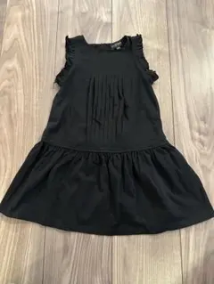 JILL STUART ブラックノースリーブワンピース 100