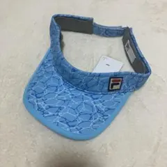 FILA サンバイザー VL9313 水面柄 ブルーのサムネイル
