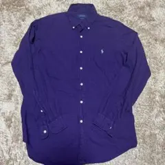 Polo Ralph Lauren パープルシャツ クラシックフィット サイズS