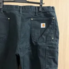 Carhartt ダブルニー B01 BLK USA製 40×30 ブラック