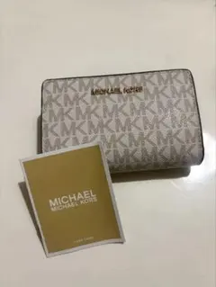 MICHAEL KORS 二つ折り財布 ベージュ