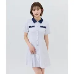 【未使用】REDYAZEL サマーツイード襟つきミニワンピース