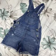 GAP デニムショートオーバーオール 130cm