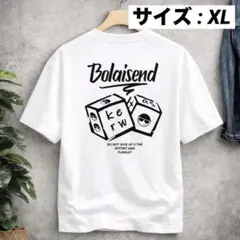 Bolaisend バックプリント Tシャツ ホワイト