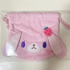 シュガーバニーズ　巾着　ストロベリーうさのサムネイル