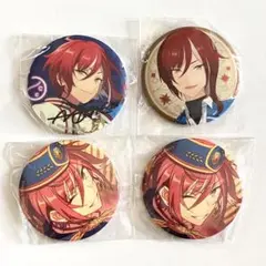 あんスタ 逆先 夏目 缶バッジ 4点セット エレメント 追憶 五奇人 アニバ