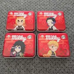 不二家ミルキー 鬼滅の刃 コラボ缶 4個セット