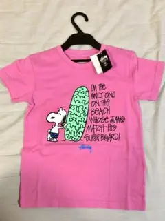 STUSSY x スヌーピー Tシャツ コラボ KIDS Lサイズ No.21のサムネイル