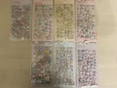 3D クリスタルシール　7枚セット