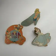 ディズニー ランド シー シンデレラ レトロ ピンズ ピンバッジ