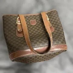 CELINE マカダム柄 トートバッグ ブラウンのサムネイル