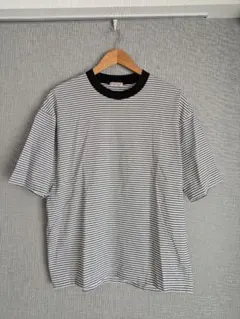 【美品】BEAUTY&YOUTH ミジンボーダー リンガーTシャツ Mサイズ