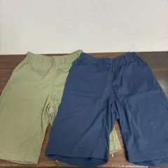 無印良品　ハーフパンツ　キッズ　2枚セット　110