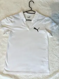 ⭐︎美品⭐︎【S】PUMA ホワイト ポロシャツ　テニス・ゴルフウェア