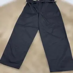 ブラック ワイドパンツ・イージーパンツ