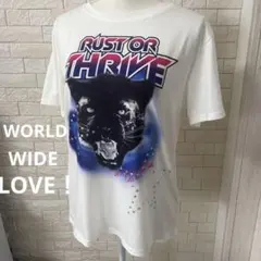 ワールドワイドラブ　黒豹Tシャツ　WORLD WIDE LOVEのサムネイル
