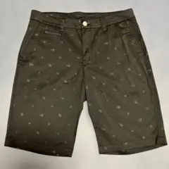 FILA GOLF 黒柄入りショートパンツ