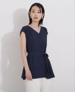 NATURAL BEAUTY BASIC ノースリーブブラウス