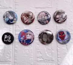 鬼滅の刃 缶バッジ 8個 まとめ売り【開封済み】