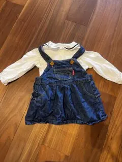 ホットビスケッツ　デニムサロペット　ワンピース