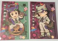 ufotable cafe ポストカード　ハロウィン　炭治郎　玄弥