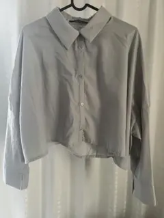 SHAGGIE バッグシャーリングショート丈シャツのサムネイル