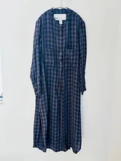 TICCA チェック柄 シャツワンピース 長袖