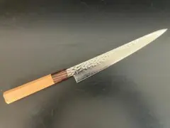 堺孝行　３３層槌目ダマスカス和式　和筋引き240ｍｍのサムネイル