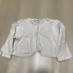 familiar カーディガン 70 ホワイト