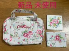 新品 未使用 キャスキッドソン ポーチ ミラー ティッシュケース セット