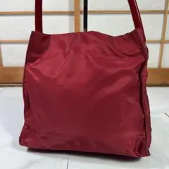 PRADA プラダ ベロア ショルダーバッグ レッド 斜めがけ ポシェット